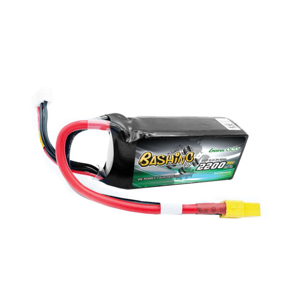 Gens Ace Bashing 11.1V 2200mAh 35C 3S1P Lipo Battery Pack With XT60 Plug - Image 3