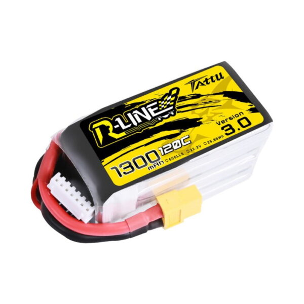 Tattu R-Line Version 3.0 1300mAh 6s 120C Lipo Battery