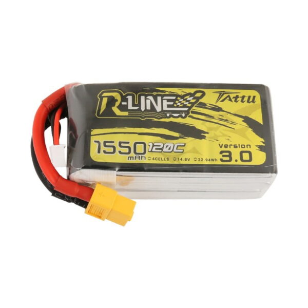 Tattu R-Line Version 3.0 1550mAh 4s 120C Lipo Battery - Image 2