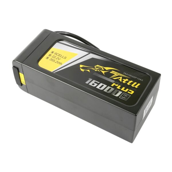 Tattu Plus 16000mAh 22.2V 15C 6S Lipo Smart Battery Pack - Image 3