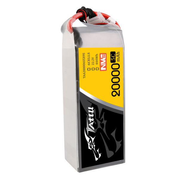 Tattu NMC 20000mAh 6S 5C 22.2V Lipo Battery Pack with XT90S Plug - Image 3