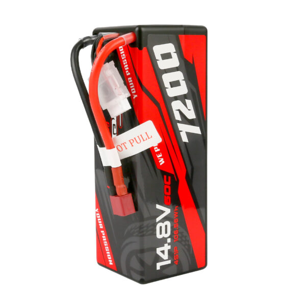 Gens Ace 7200mAh 14.8V 60C 4S1P HardCase Lipo Battery - Image 5