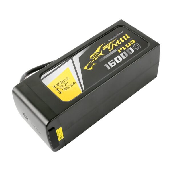 Tattu Plus 16000mAh 22.2V 15C 6S Lipo Smart Battery Pack - Image 2