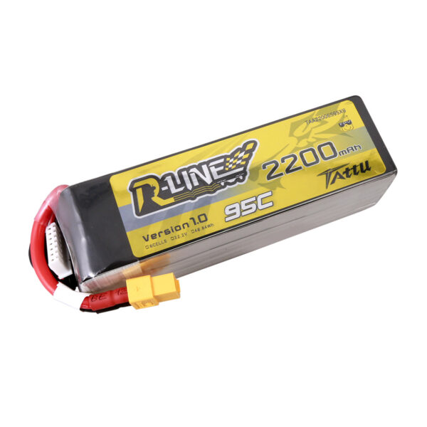 Tattu R-Line 22.2V 2200mah 6S 95C FPV Lipo Battery - Image 3