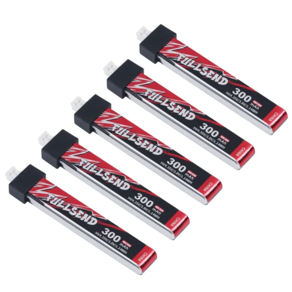 IFLIGHT FULLSEND 1S HV 300MAH 40C LIPO BATTERY-PH2.0- 1PCS