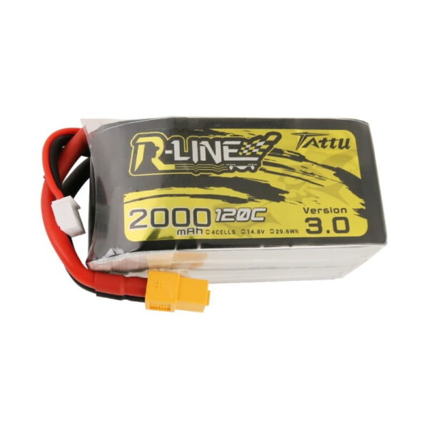 Tattu R-Line Version 3.0 2000mAh 4s 120C Lipo Battery - Image 3