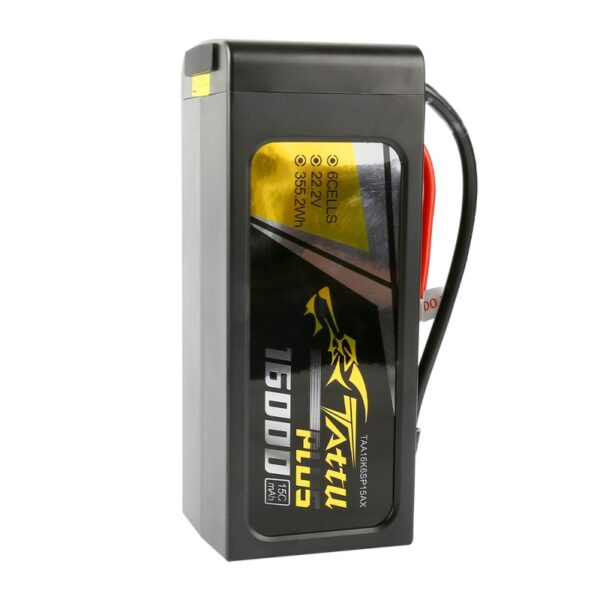 Tattu Plus 16000mAh 22.2V 15C 6S Lipo Smart Battery Pack - Image 4