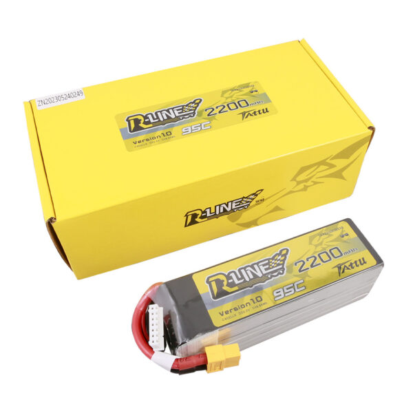 Tattu R-Line 22.2V 2200mah 6S 95C FPV Lipo Battery - Image 5