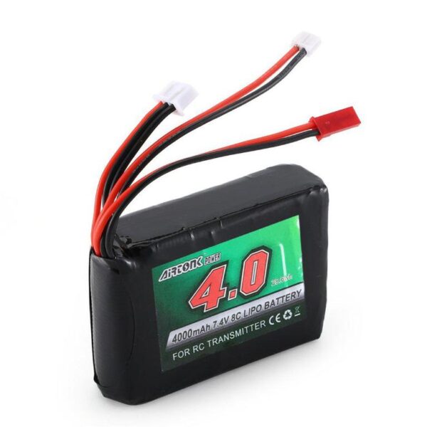 Airtonk Power 7.4V 8C 4000mAh Lipo Battery for Transmitter - Image 2