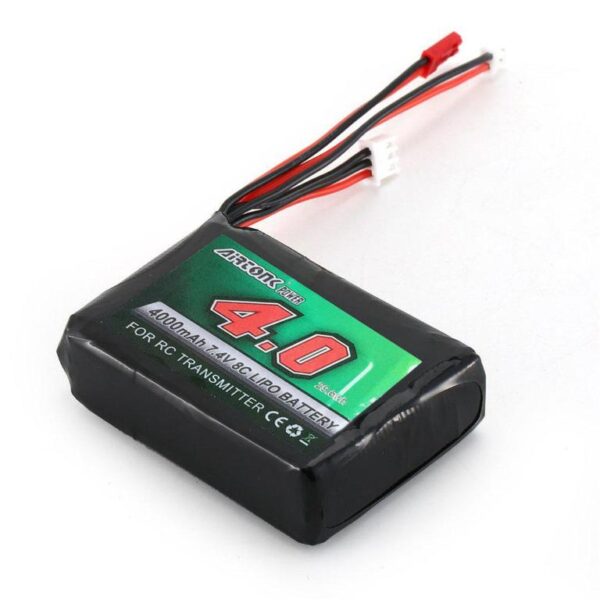 Airtonk Power 7.4V 8C 4000mAh Lipo Battery for Transmitter - Image 5