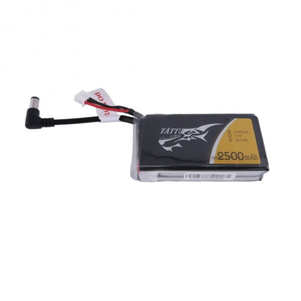 Tattu 2500mAh 2S1P Fatshark Goggles Lipo Battery Pack (DC3.5mm plug) - Image 2