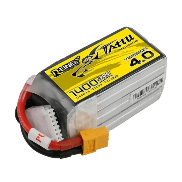 Tattu R-Line Version 4.0 6S1P 1400mAh 130C Lipo Battery